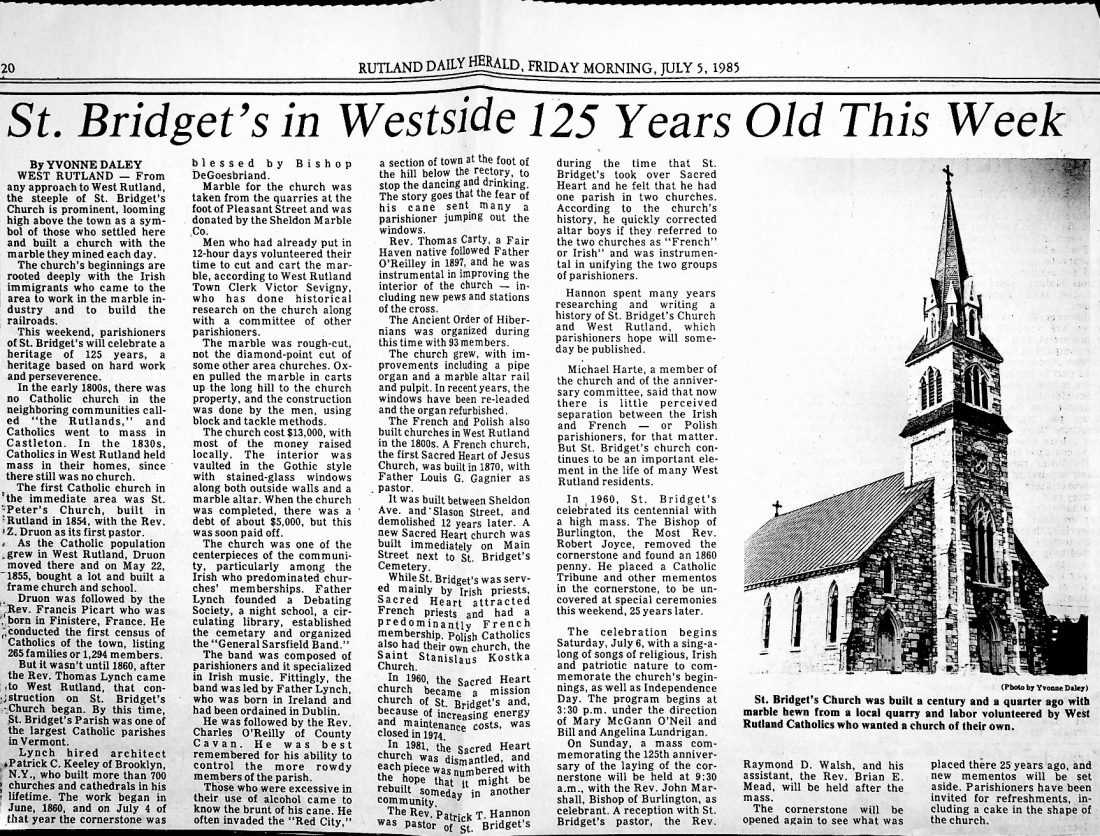Churches St. Bridget